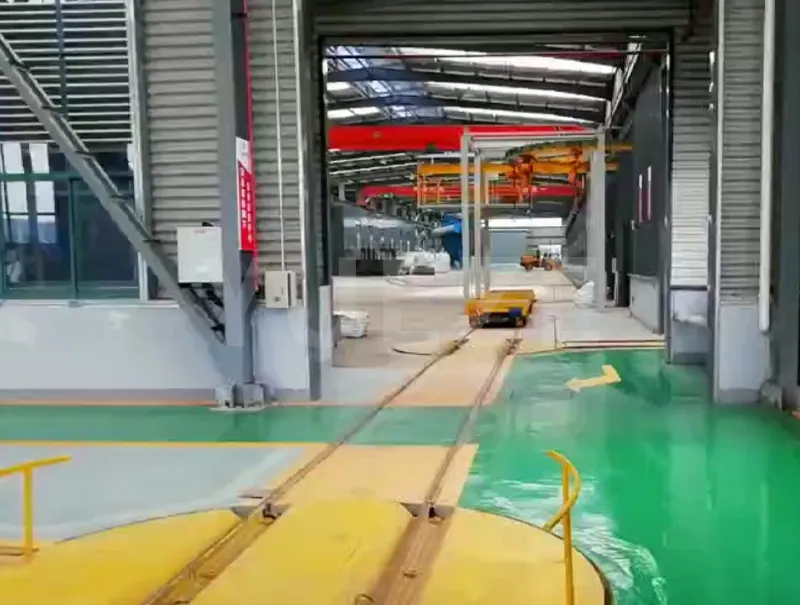 Çelik döküm için boya hattı