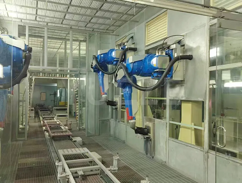 Hassas robot püskürtme kabini