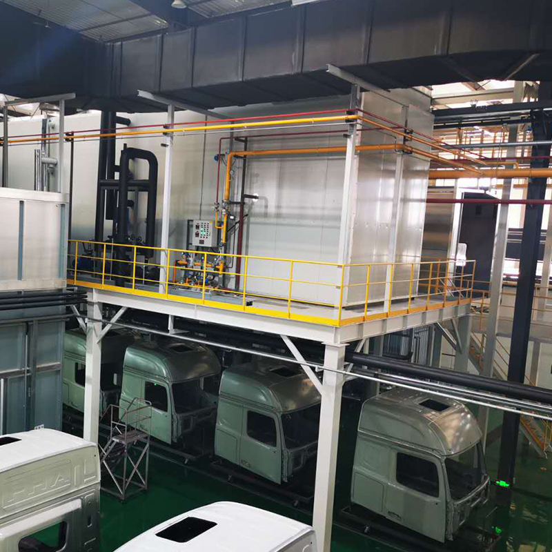 Kamyon Kabini İçin Elektroforez Hattı