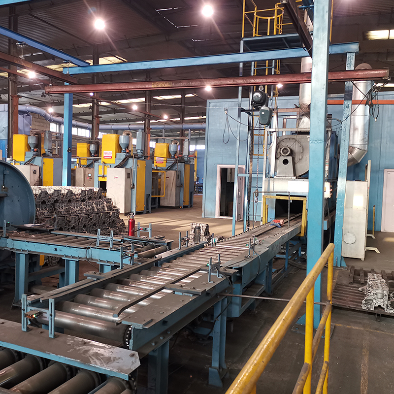 Motor Muhafazaları İçin Sprey Kaplama Hattı